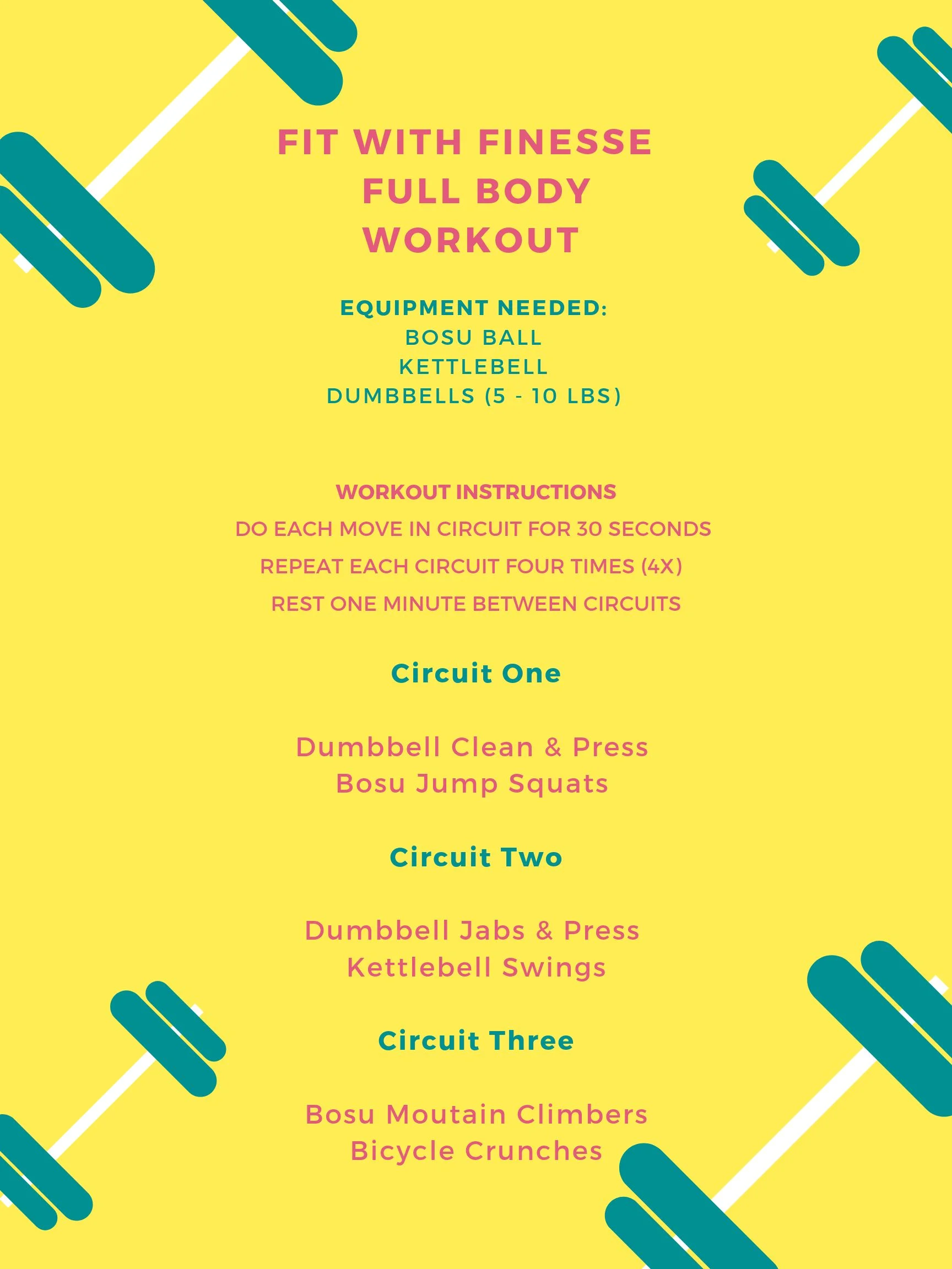 FWF Workout Ideas Beyond the Dumbbell Fit Finesse